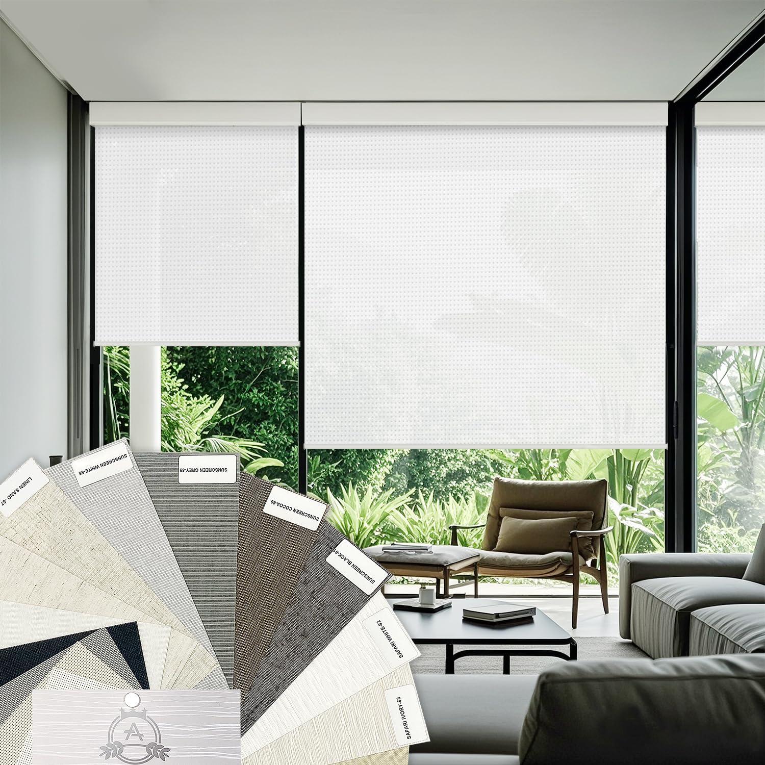 Amazon.com: Aprilsmart Motorized Blinds with Remote,Light